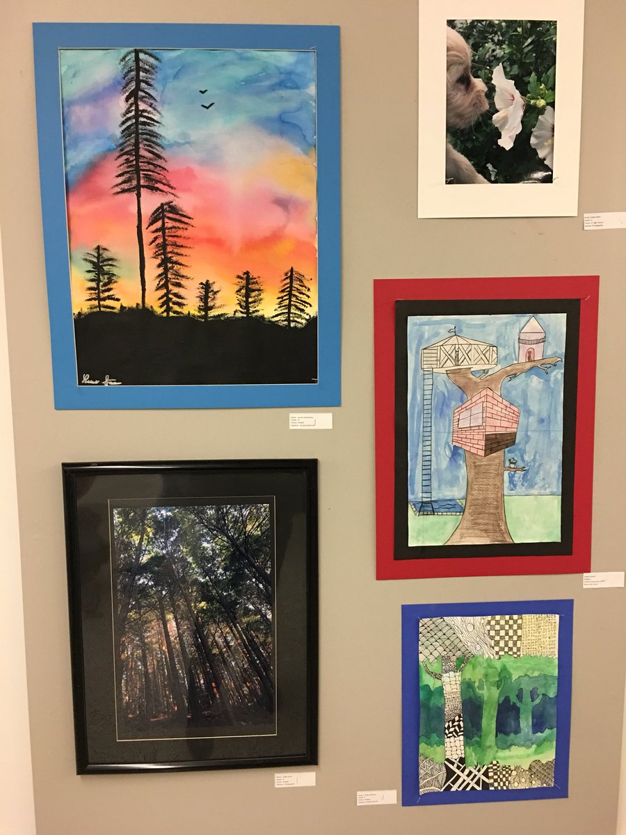 CCHSRedDevils's tweet photo. Opening exhibit of the #CCGallery is happening until 7:30 tonight! Come out view some great K-12 student artwork! https://t.co/xeszIsHkqF