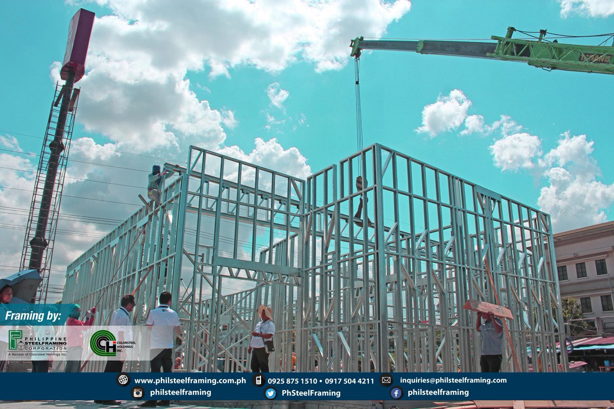 PhSteelFraming's tweet photo. Soon to open...KFC Sindalan branch! Galvanized SteelFraming by Philippine SteelFraming Corporation. 

#FeelingExcited #PSC #KFC #Sindalan #Steel #SteelFrame #Engineering #Construction https://t.co/4DM2r5Tmn9