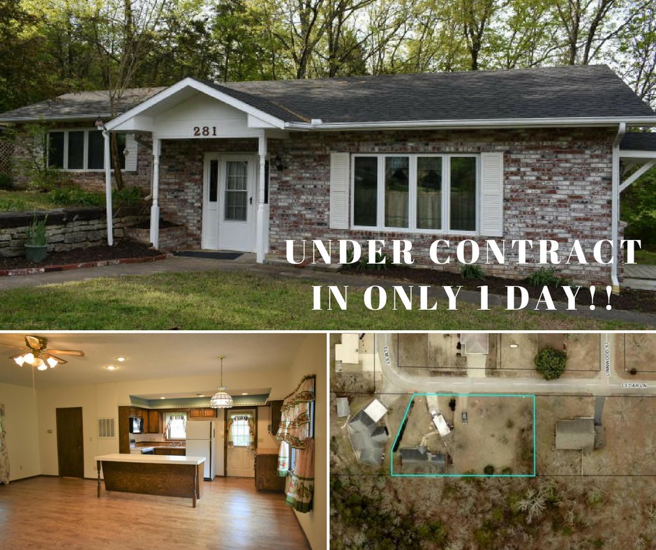 LSanders1978's tweet photo. UNDER CONTRACT IN JUST 1 DAY!!
Listings are at an all time low, so if you have a property you want to sell, call Lacey at 417-294-2662 today!
#Forsyth #BransonArea #Ozarks #LaceySanders
https://t.co/KgO0CEfjve https://t.co/Fl4C0ptQ8q