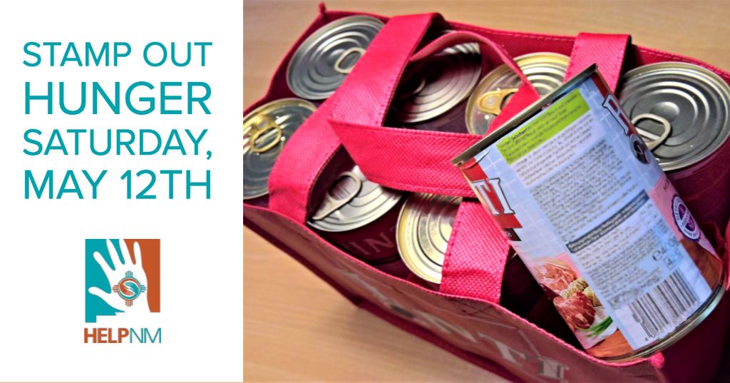 HELPNM's tweet photo. On May 12th, 2018 the United States Postal Service will be picking up donated non-perishable food items that are left by your mailbox and transporting them to Road Runner Food Bank of New Mexico. Stamp out hunger and by participating in this worthy event.
#helpnm #stampouthunger https://t.co/m0VgBXaNb8