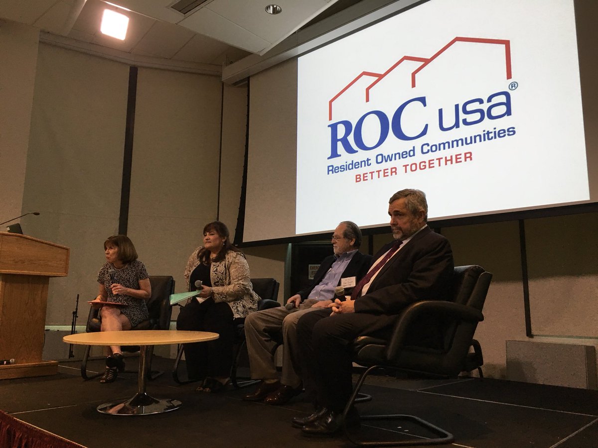 ROCUSAorg's tweet photo. Tonight, we are at the @natlcoopbank’s annual meeting. Right now, Andrea Levere of @prosperitynow is moderating a panel with Marietta Rodriguez of @neighborworks, Kim Capen of Medvil #Coop and George “Mac” McCarthy of Lincoln Institute of Land Policy. https://t.co/IPnzEtiIWT