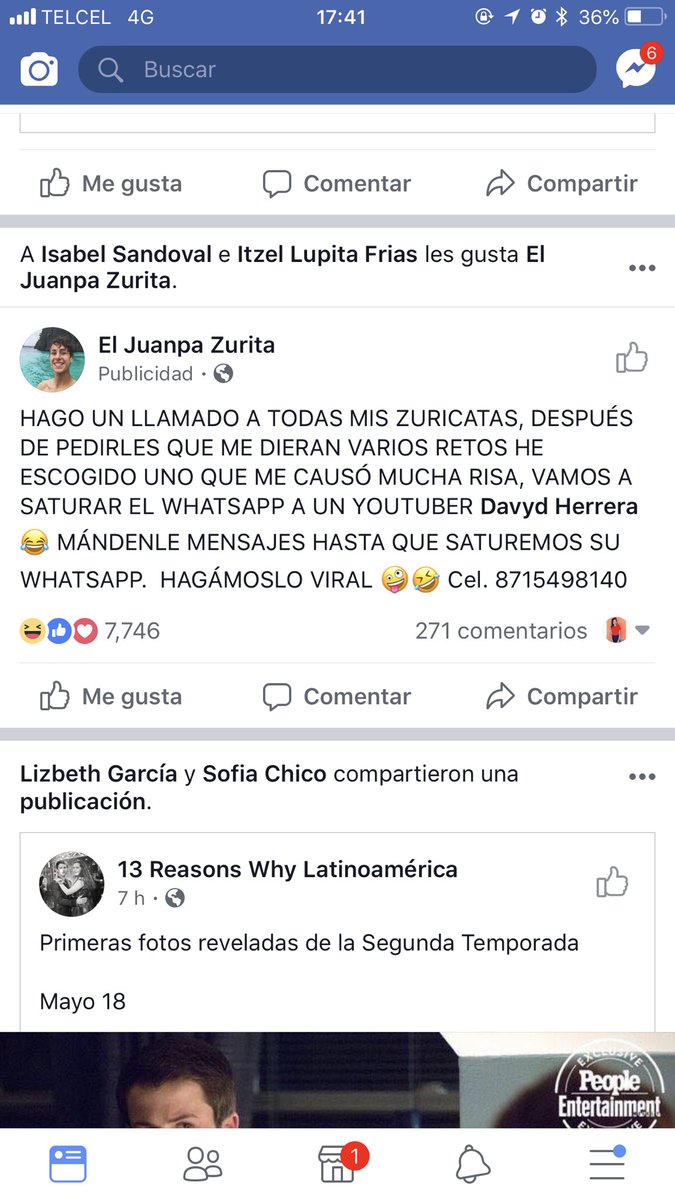 sofiazavala2's tweet photo. @ElJuanpaZurita espero puedas verlo también te mande Dm por insta, ya que no se si seas tú o se está haciendo pasar por ti y ya tiene bastantitos seguidores https://t.co/j42bK0IcAm