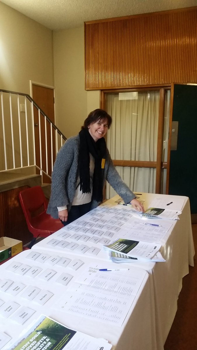 RogersAshley_'s tweet photo. All set up and ready for @GBCMA's #healthysoils showcase event. https://t.co/0Bxn4kaG89
