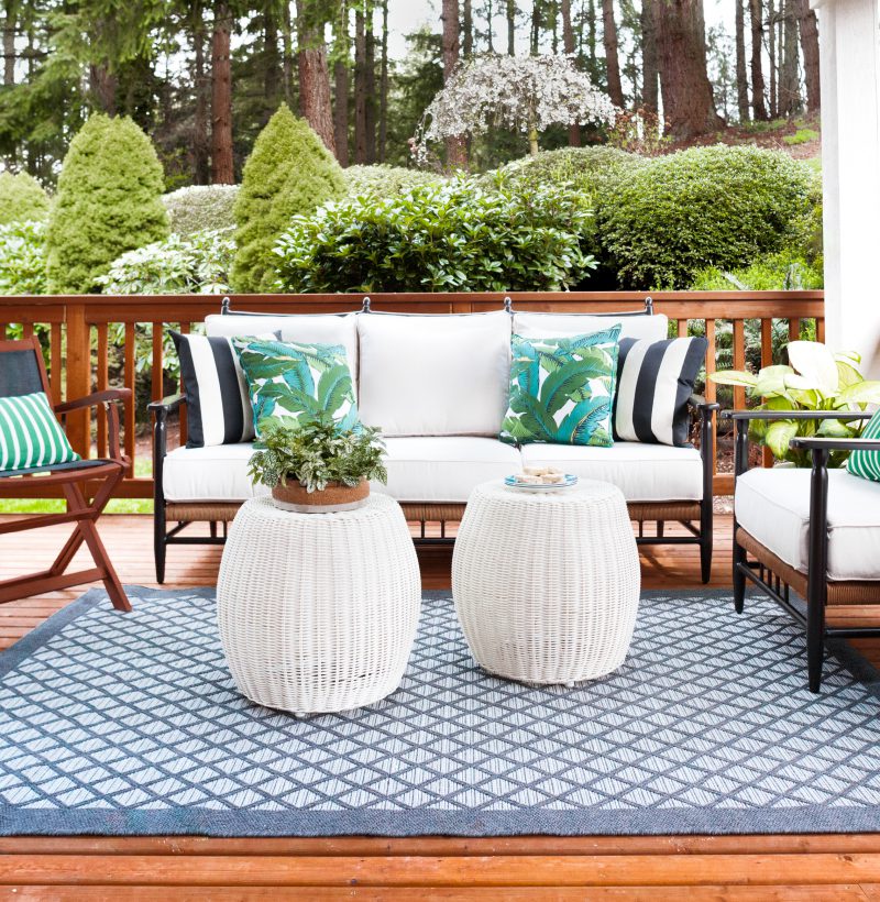 Keeping a consistent theme throughout your home is so important! Head to the blog to see how to style outdoor furniture. bit.ly/2rfNQHM