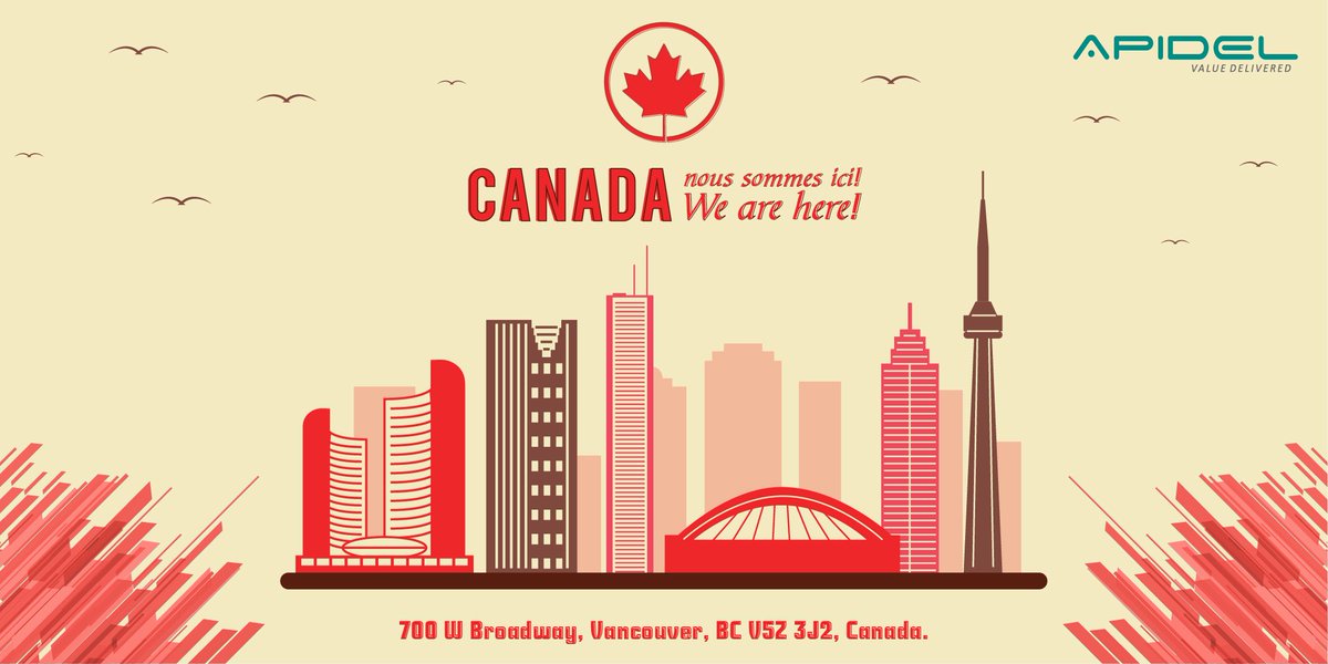 ApidelTech's tweet photo. "@ApidelTech : A Trusted Staffing & Recruitment partner for Fortune 500 clients in the United States of America, is set to enter the Canadian Staffing Industry.”
#Canada #staffingandrecruitment #staffingservices #recruitment #Apidel https://t.co/C6JR7Ly5ey