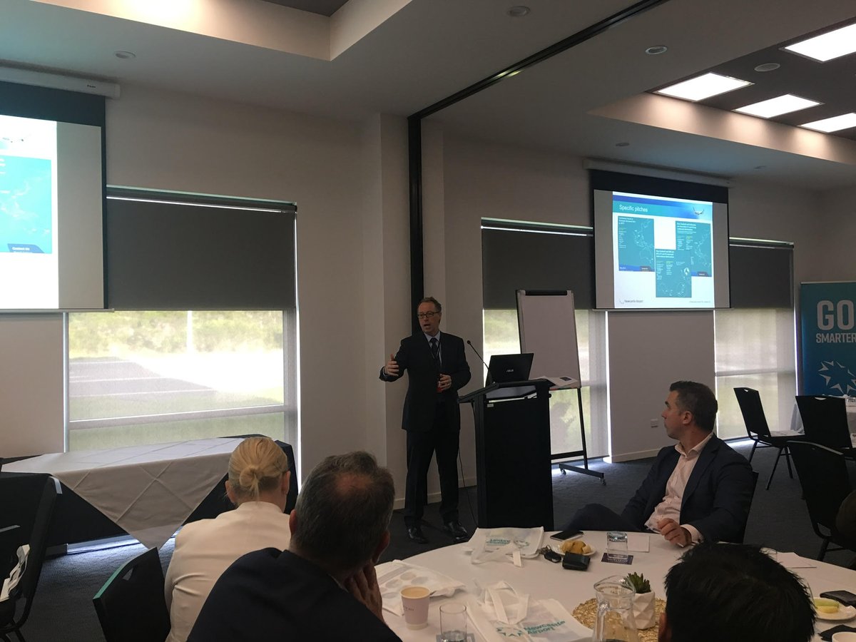 Thank you to <a href="/PeterCockNTL/">Peter Cock</a> , CEO of <a href="/NTLairport/">Newcastle Airport</a> for a fantastic presentation for our May NTIG Members Meeting at Mercure Newcastle Airport.