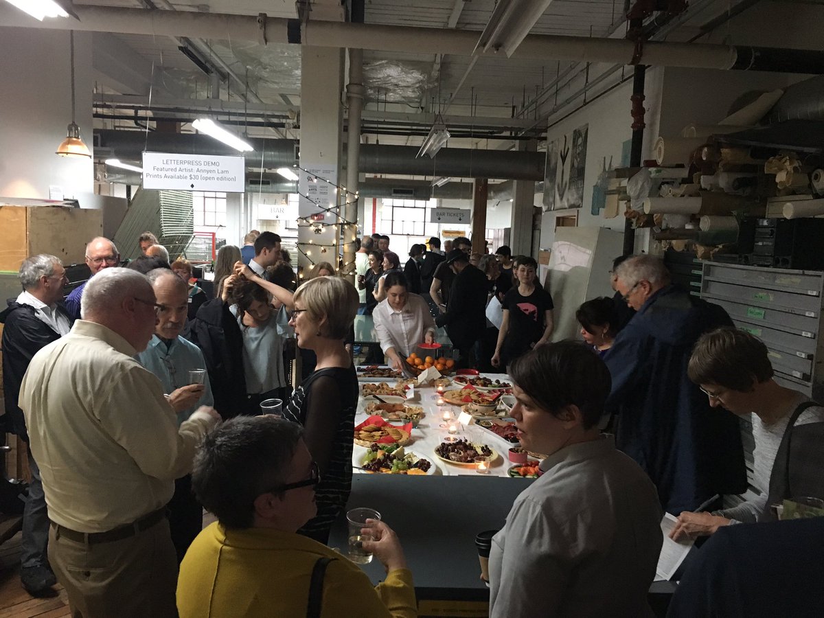 openstudioTO's tweet photo. Party is swinging now! #MembersInk2018 https://t.co/A2zSOOR1MU