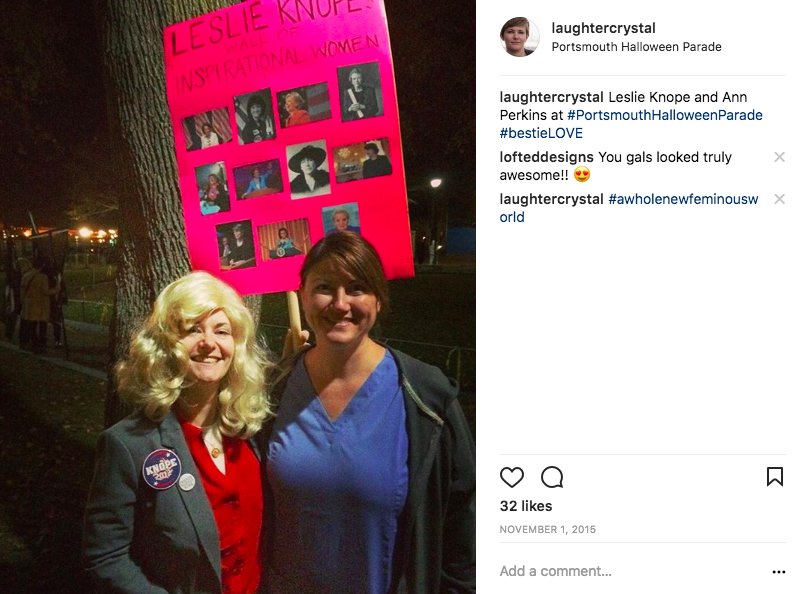 crystalparadis's tweet photo. Remember when Madeleine Albright tweeted a photo of this #LeslieKnopesWallofInspirationalWomen sign I'd made for Halloween the previous year & brought to the office? What a #TBT β¦β€οΈ you @madeleine
https://t.co/WvTroc00HV
https://t.co/sP3m7OjOKD #NHTogether #NHTogether4ever https://t.co/FEp6Tu5Uco