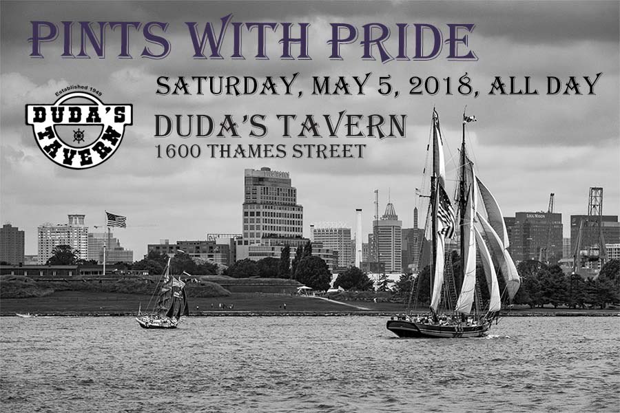PrideofBalt's tweet photo. Who’s up for round 3?! Duda's Tavern is hosting Pints with Pride on Saturday. A portion of the day's proceeds will be donated to Pride of Baltimore. Stop by for food &amp; drink specials, raffles, &amp; prizes, &amp; support PRIDE! #allwoodallgood #mybmore #drinklocal #cincodemayo https://t.co/EN1G20ygOq