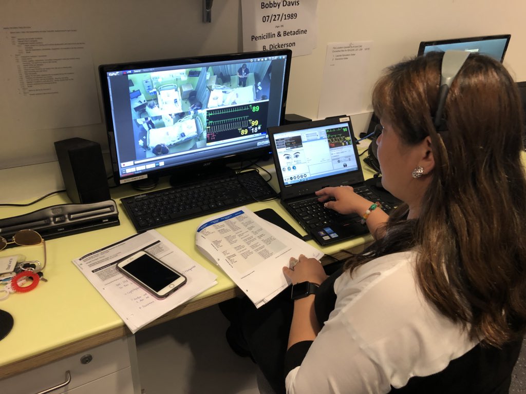 TCCpres's tweet image. Wow, I was so impressed with our nursing students and the lab technology for the nursing program; talk about world class labs! #proudpresident #trainingforthefuture @tacomacc