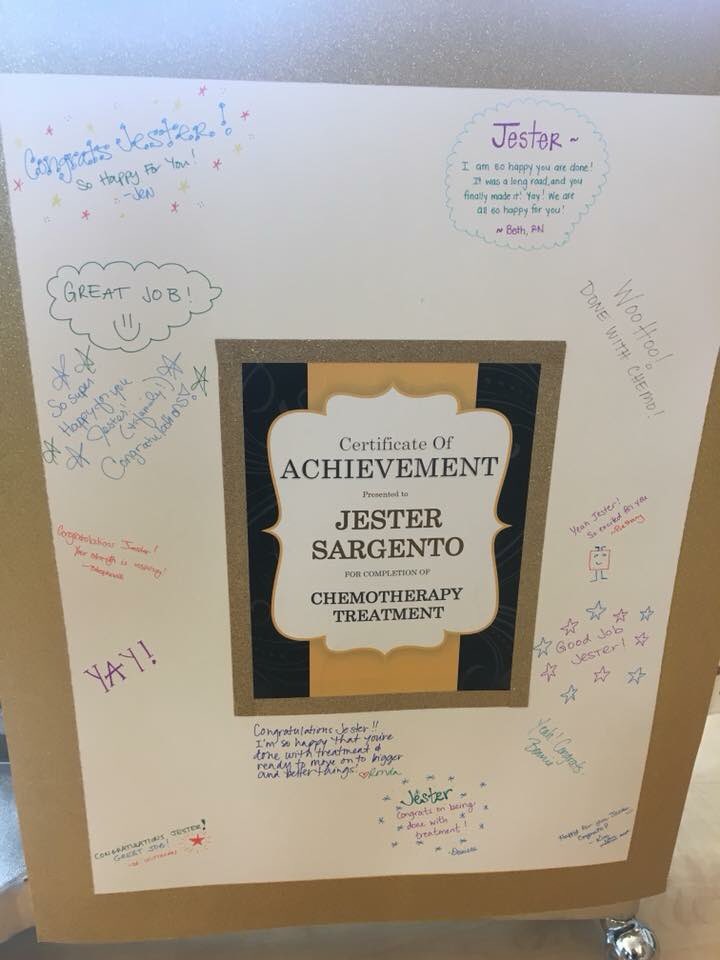 after 3 long years, ya boy is officially finished with chemotherapy treatment. 💪🏽🤙🏽🎉