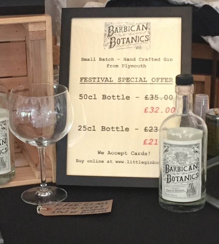 Barbicanbotanics (@barbicanbotani) on Twitter photo We’re at <a href="/ExeterFoodFest/">Exeter Food Festival</a> <a href="/ExeterCastle/">Exeter Castle</a> this weekend. Come and visit us in tent 6, grab yourself a sample of Barbican Botanics and grab the opportunity to take home a FREE Barbican Botanics Gin glass with every 50cl bottle! #greatgin #eff2018 #freestuff We’re at <a href="/ExeterFoodFest/">Exeter Food Festival</a> <a href="/ExeterCastle/">Exeter Castle</a> this weekend. Come and visit us in tent 6, grab yourself a sample of Barbican Botanics and grab the opportunity to take home a FREE Barbican Botanics Gin glass with every 50cl bottle! #greatgin #eff2018 #freestuff