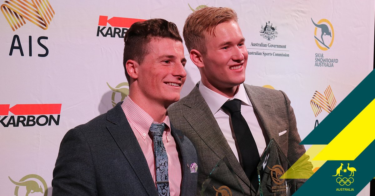 Massive congrats to legends <a href="/MogulMattGraham/">Matt Graham</a> &amp; <a href="/JarrydHughes/">Jarryd Hughes</a> on being crowned 'Athlete of the Year' at the @skiandboardaus awards! S/O to Jakara Anthony who took on 'Junior Athlete of the Year'

bit.ly/SkiSnowbAwards