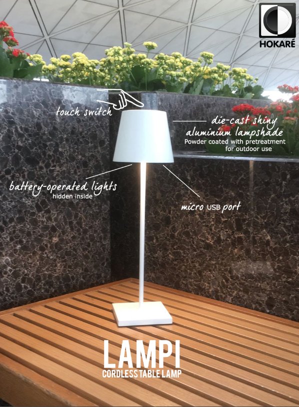 lauB2e's tweet photo. LAMPI #Cordless #Tabletop #lamp offers quality and modern design would be something appealing. The #light you'll love. #homedecor #Rechargeable #LED https://t.co/xTQJ2tWaWc