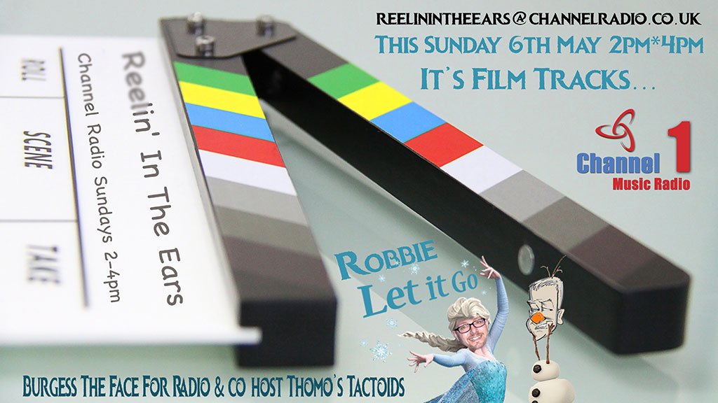 reelinintheears's tweet photo. This weekend's Reelin' In The Ears Radio Show Sunday 2-4pm on https://t.co/EhtnY3CjsS simply pick any Film track for us to play, join in with Two 4 One feature and Thomo’s Tactoid plus much more… https://t.co/9kO9UcZqgn