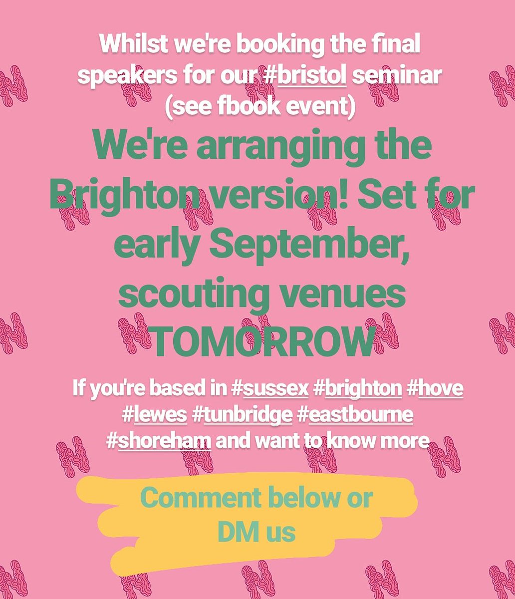 YES, NIPS seminars are about to land in #brighton. Our #bristol seminar will be 19th June @hamiltonhouse_bristol, check the Fbook event, and after that we will be heading over to Brighton to talk Mental Health and Children. Share with all your #sussex folk!