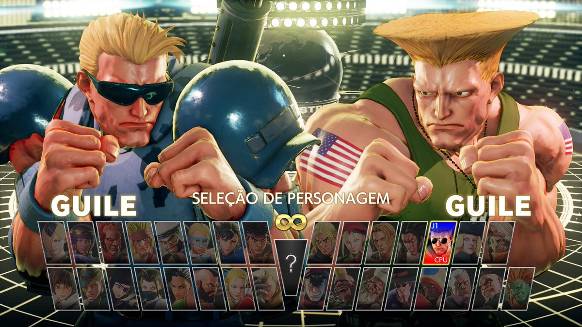 SEIMO セイモ a X: Traje crossover de Guile - Street Fighter V #SFV / com e  sem easter egg  / X