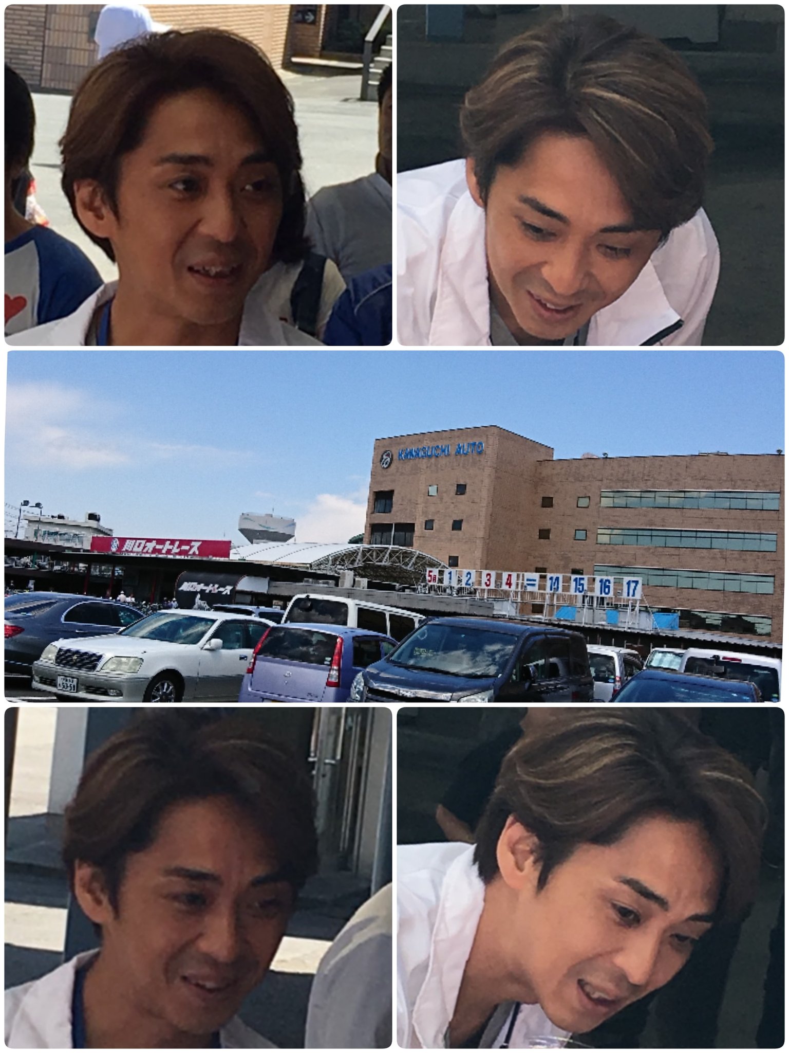 Emiko 森くんのお出迎え 子供達を見つめる優しい眼差し 森くん 森且行 川口オートレース場 T Co M6fy191uxs Twitter