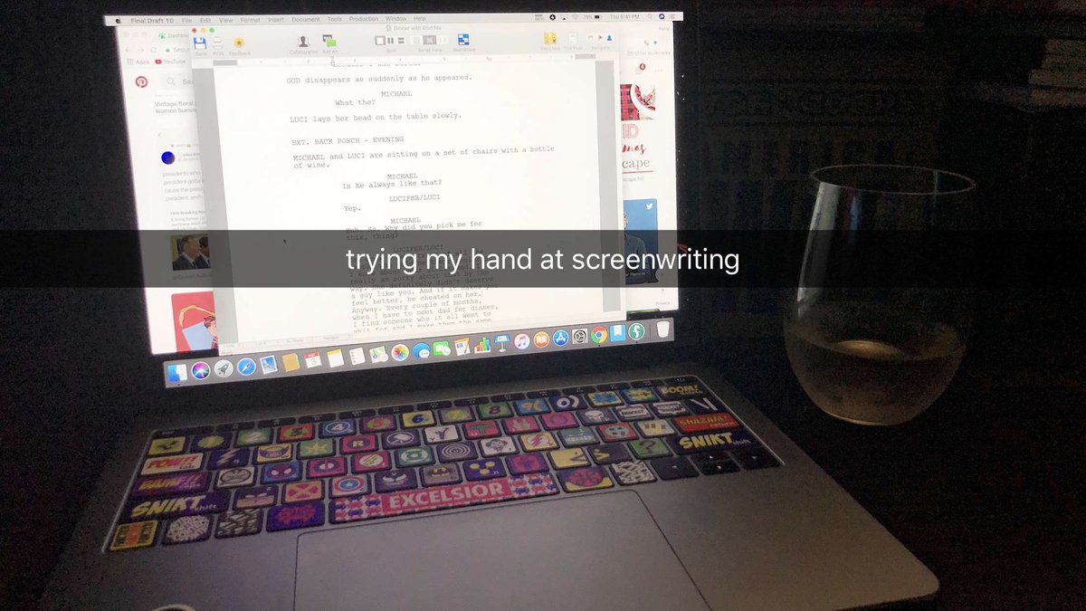 Smashly1123's tweet photo. #screenwriting #finaldraft10 https://t.co/HfxlxgDhCv