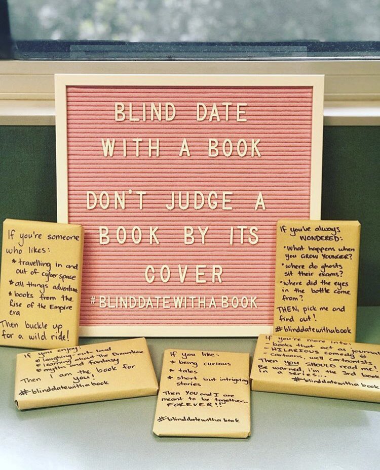 Love this idea - both students and teachers can bring in books and students get to picked based on what sounds more appealing to them 🎁📚 #acuedu_p