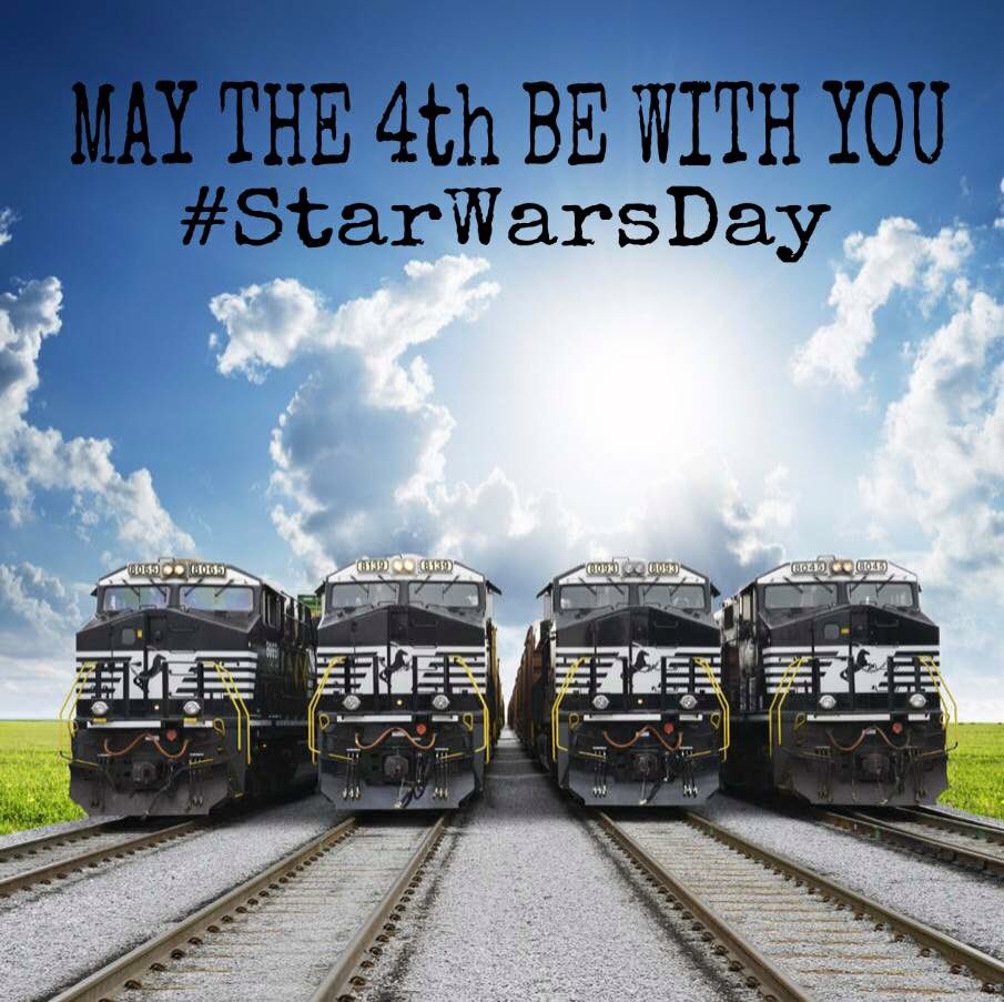 nscorp's tweet photo. A safe and happy weekend, we hope you have. 
#flashbackfriday #StarWarsDay https://t.co/ywO5S1S7FU