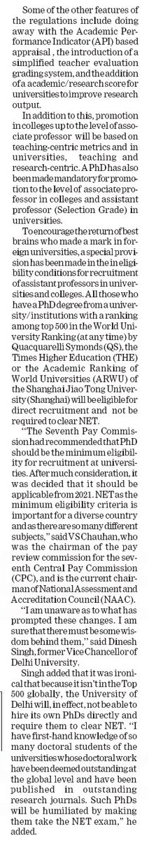 DrRohtashS's tweet photo. From 2021, #PhD a must for #university #teachers 

https://t.co/jqSYH4oDLm https://t.co/aUgrPKeZvX