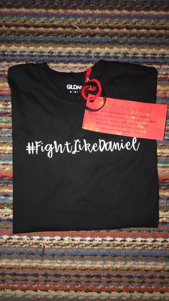 blaircasa's tweet photo. send any t shirt orders to letscreate365@yahoo.com. I’m so excited so many people have been interested and this will help me stay organized! Can’t wait to see every one wearing them. 😊 #fightlikedaniel https://t.co/ADynz9Fq3k