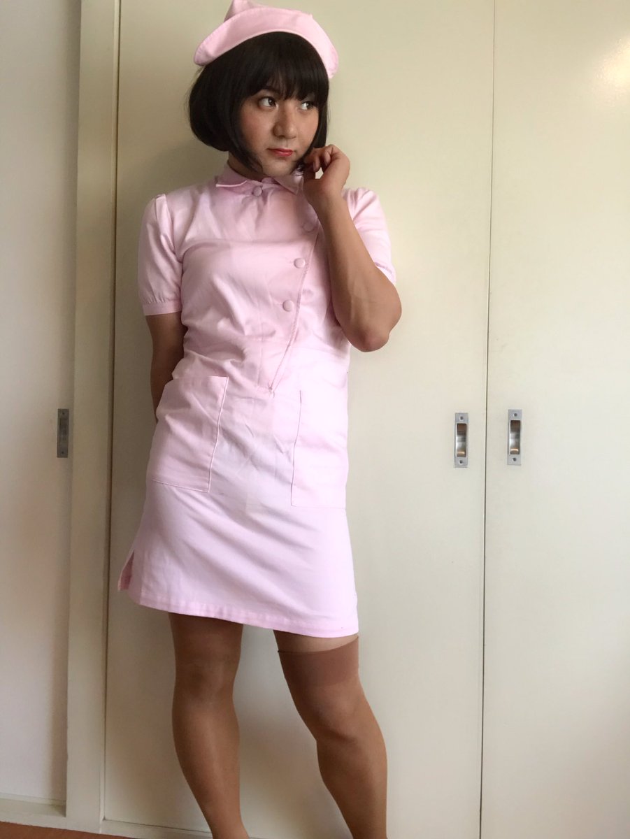 りぃな 女装サブ垢 ピンクナース服 女装 りぃな 女装サブ垢 ピンクナース服 女装
