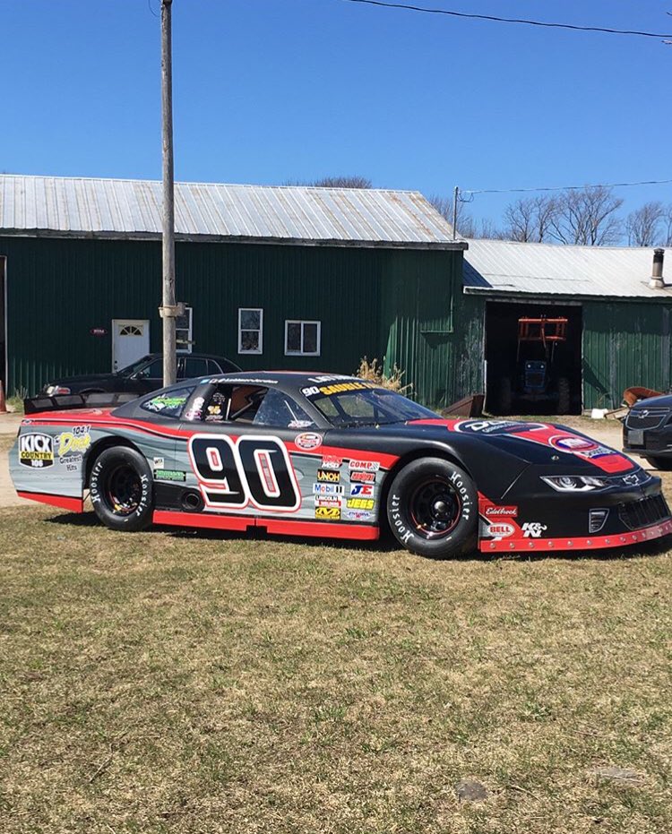 LatimerJordan's tweet photo. Well here’s the new look! Come out Saturday to see the extra touches added to celebrate my 10 years of racing and see this beauty in person! https://t.co/JHH4p9aYsP