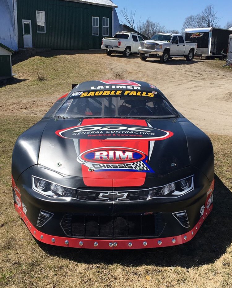 LatimerJordan's tweet photo. Well here’s the new look! Come out Saturday to see the extra touches added to celebrate my 10 years of racing and see this beauty in person! https://t.co/JHH4p9aYsP