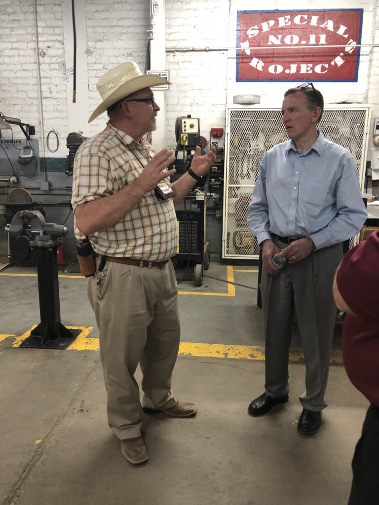 Thanks @RepGosar for visiting @AZCorrections and AZ Corrections Industries where #reducingrecidivism is the goal by developing inmate skills for real world applications