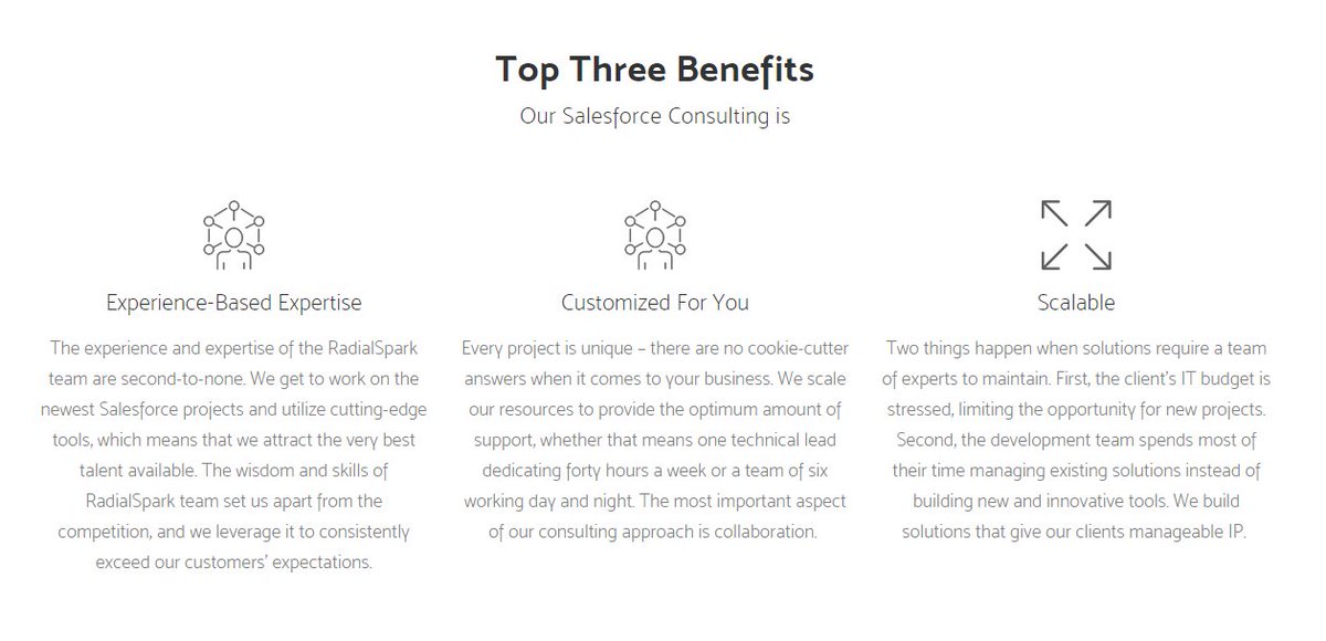 GoRadialspark's tweet photo. Our #Salesforce and #Heroku consultants maximize your return on investment. Read more on our website:
 https://t.co/buRmIIIQR9 #ROI #SalesforceOhana https://t.co/PQSsDMEZYu