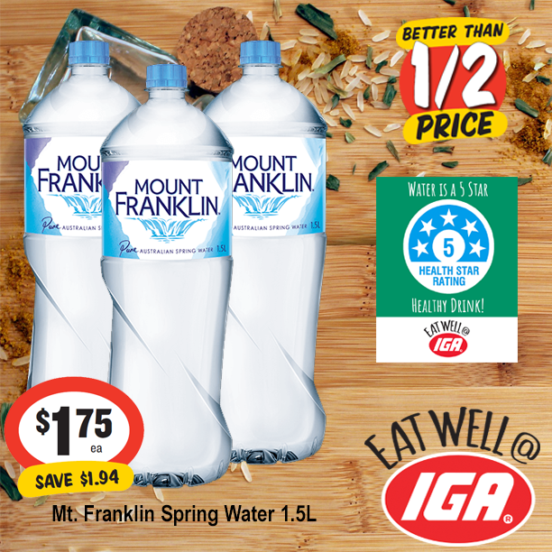 Use the @healthstarsau when choosing packaged foods or drinks within a category, such as breakfast cereal – the more stars the healthier! Look for the <a href="/EatWellatIGA/">Eat Well @ IGA</a> shelf tags in store for products with a high Health Star Rating like this week's specials #eatwellatIGA