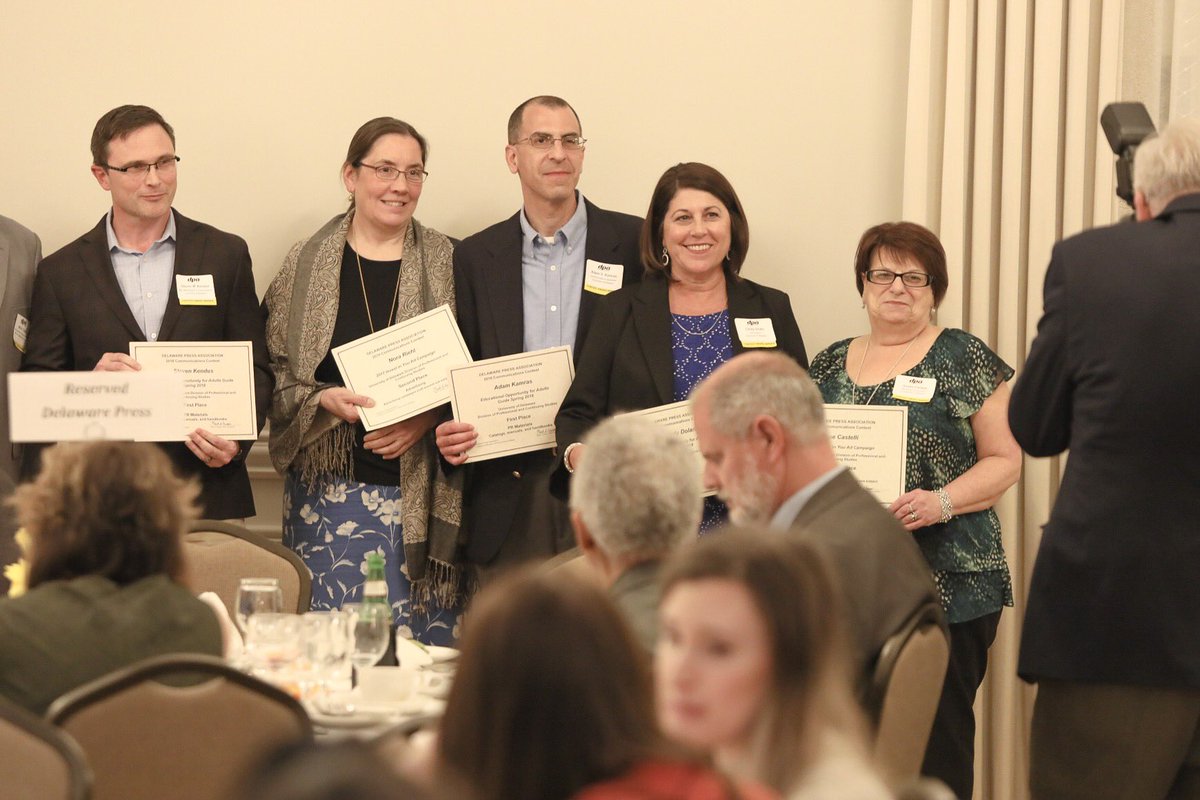 WITN22Wilm's tweet photo. Congratulations to our own Sr. Producer Yesenia Taveras and all the contest winners of the @DelawarePress awards. #delpress 📸 by @monsterphotoiso | #netDE #wilmDE #delawareonline @ud_pcs https://t.co/mvxsfCUtZI