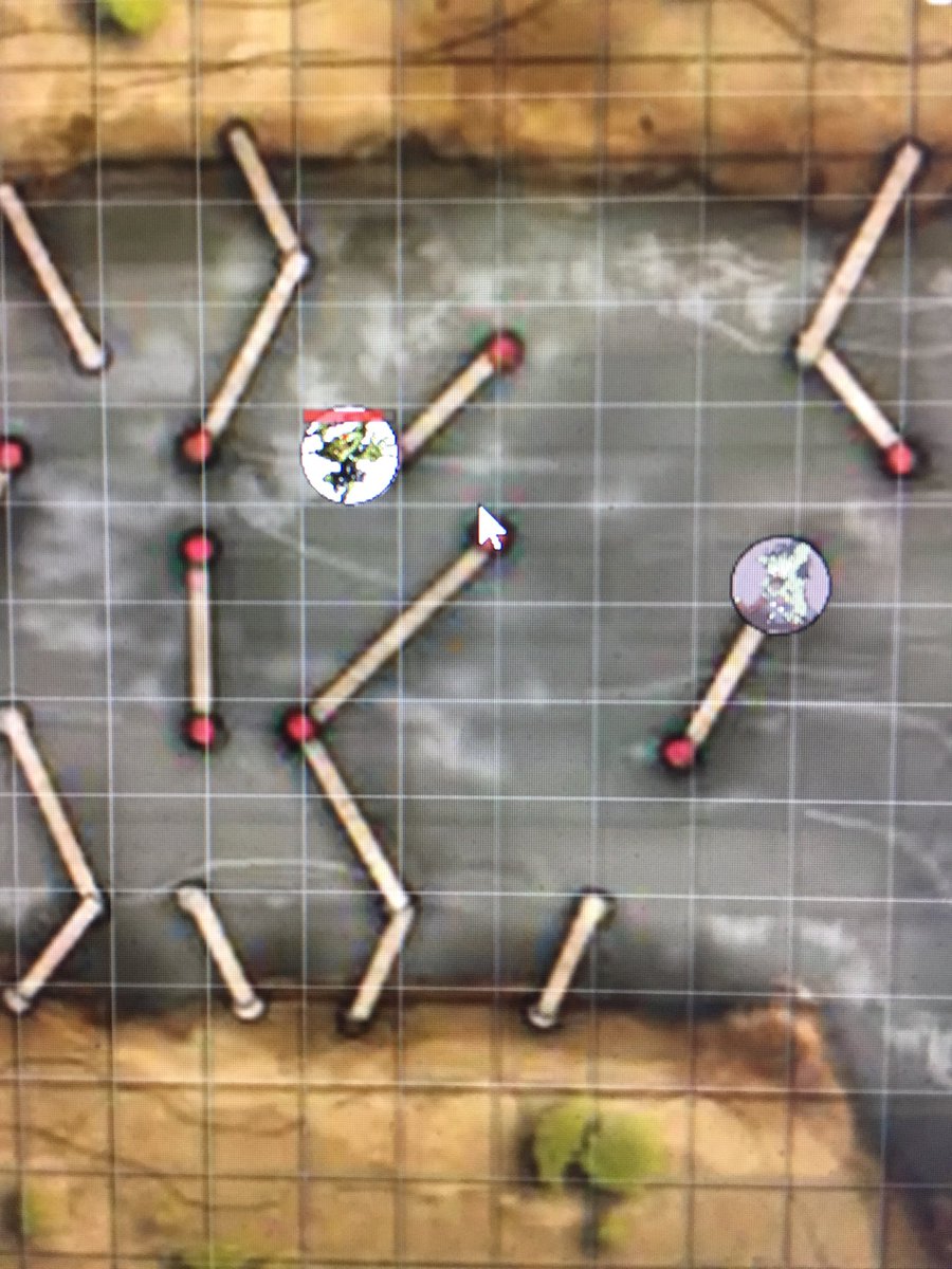 In tonight’s Pathfinder game, I had my first pvp fight since I began playing Tabletop!  I fought with fellow goblin, <a href="/AkeishaRoberts/">Akeisha Leighanne Roberts 🧜🏿‍♀️</a>, while overseen by <a href="/ironemblem98/">Richard White</a> #pathfinder #tabletopgaming