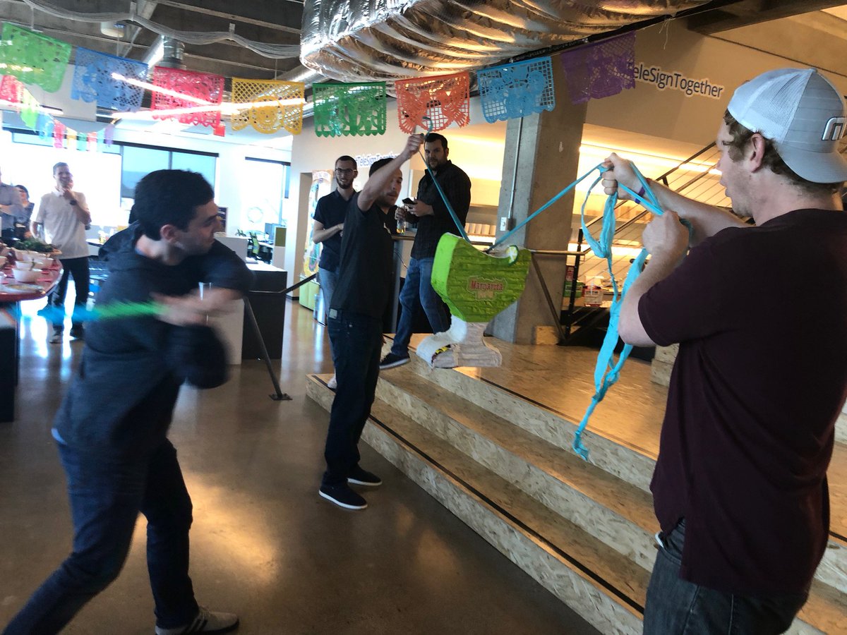 Telesign's tweet photo. Introducing the first-ever TeleSign 'Guac Off'! Congrats to our winners, and to everyone who got to enjoy all the delicious #guacamole! #TeleSignTogether #CincoDeMayoComeEarly https://t.co/4uTIoaIY3S