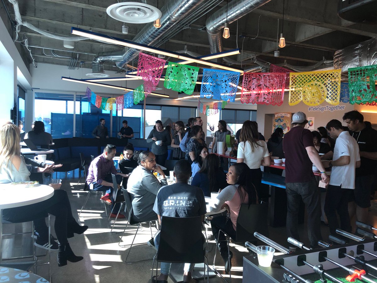 Telesign's tweet photo. Introducing the first-ever TeleSign 'Guac Off'! Congrats to our winners, and to everyone who got to enjoy all the delicious #guacamole! #TeleSignTogether #CincoDeMayoComeEarly https://t.co/4uTIoaIY3S