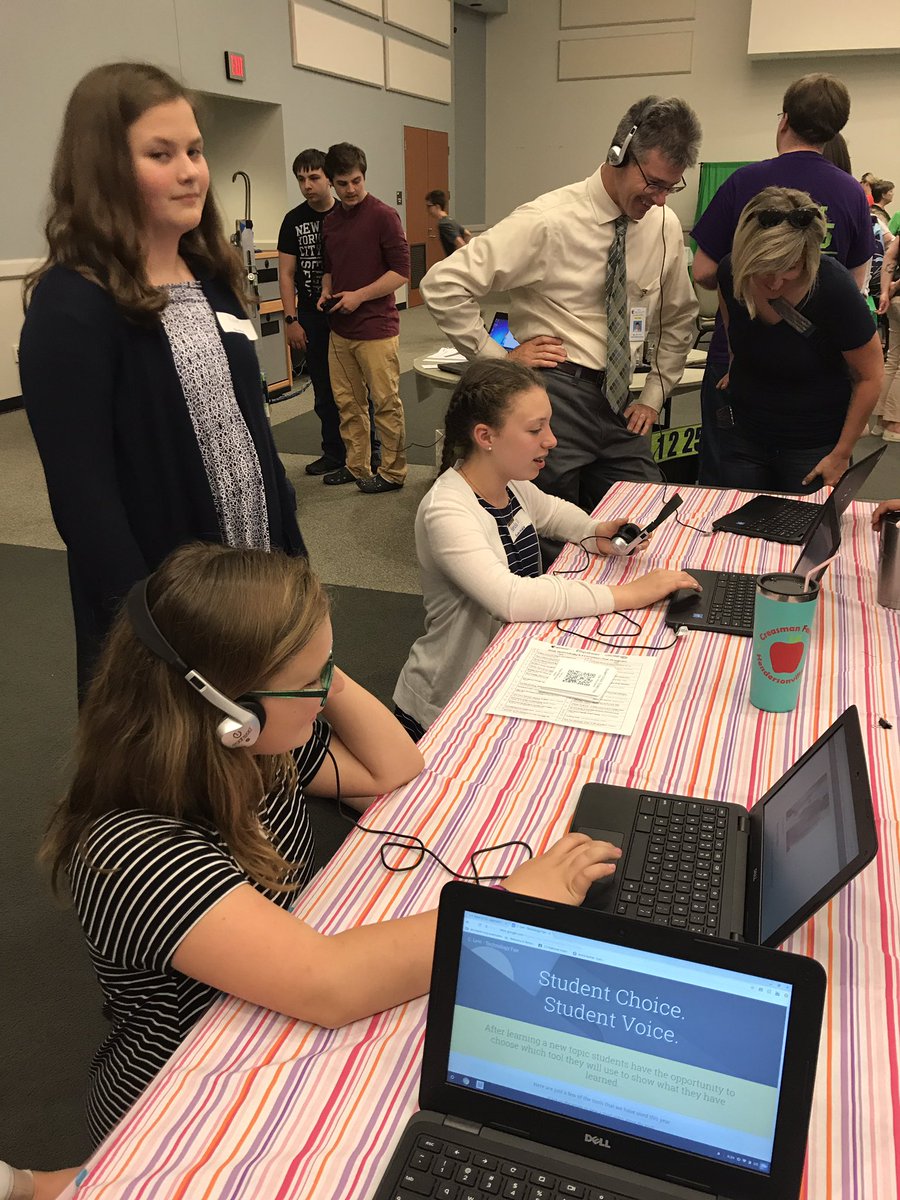 MrsCoach_Levi's tweet photo. Presenting at the Henderson County Technology and Innovation Fair with some of my kiddos! Proud of their hardwork! #ProjectEmpower #WeAreRugby https://t.co/u3gMvYEcp8