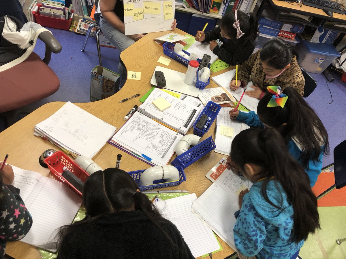 Melcommander's tweet photo. Proud of @HillsElem kinder &amp; 2nd grade students &amp; their teachers. Kinder students are reading challenging texts during GR and 2nd grade students are writing an informational paragraph about raccoons in GR. #hcdeengage @HCDEOppZone @hamcoschools https://t.co/Z5PLBPsrfk