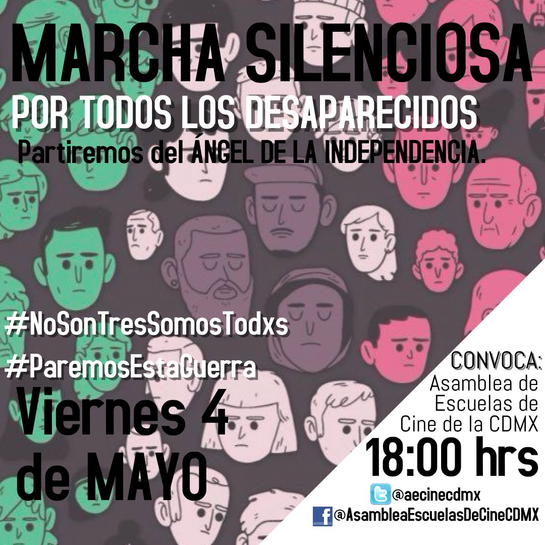 #ComoLoVioEnTv aquí la convocatoria para la marcha de mañana #NoSonTresSomosTodxs 
#ParemosEstaGuerra