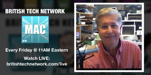 ChuckLaTournous's tweet photo. I'm returning to the British Tech Network's Mac Show tomorrow! Very excited to be back on with @EwenRankin and the rest of the team. Watch us live tomorrow at 11am EDT or in your favorite podcast app. #btn #macshow https://t.co/ViFhYaflPW https://t.co/PQnjmKCVQU