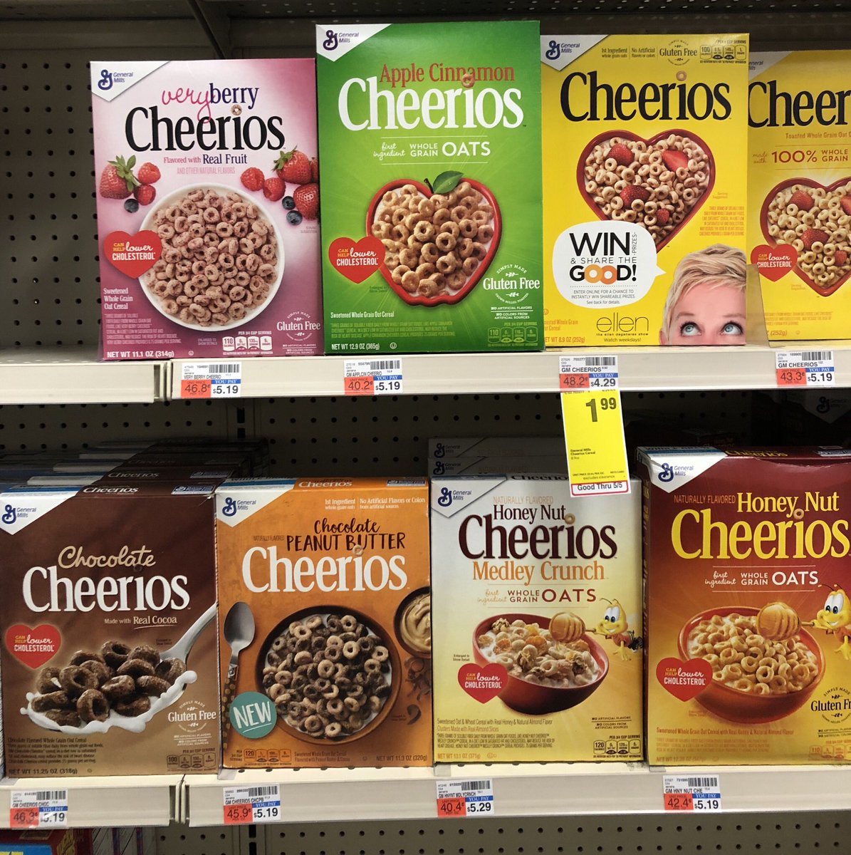 Cheerios need to calm down.