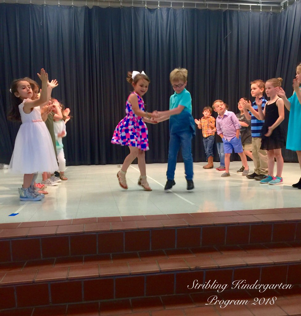 ash_douglass's tweet photo. Stribling’s Kinder students did an amazing job tonight at their end of year program! @striblingstars #WeAreStribling https://t.co/4zR9VuyfoU