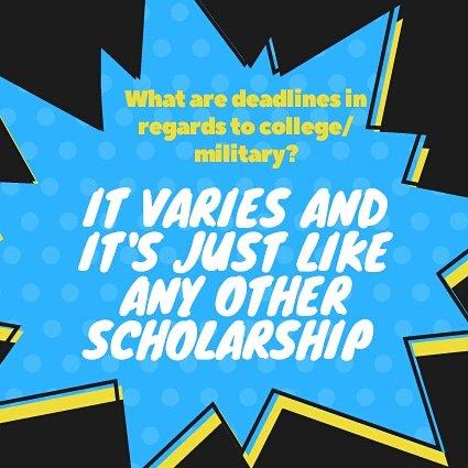 It all depends on the scholarship you're applying for. For more info make sure to stop by the College and Career Room in room 6-103