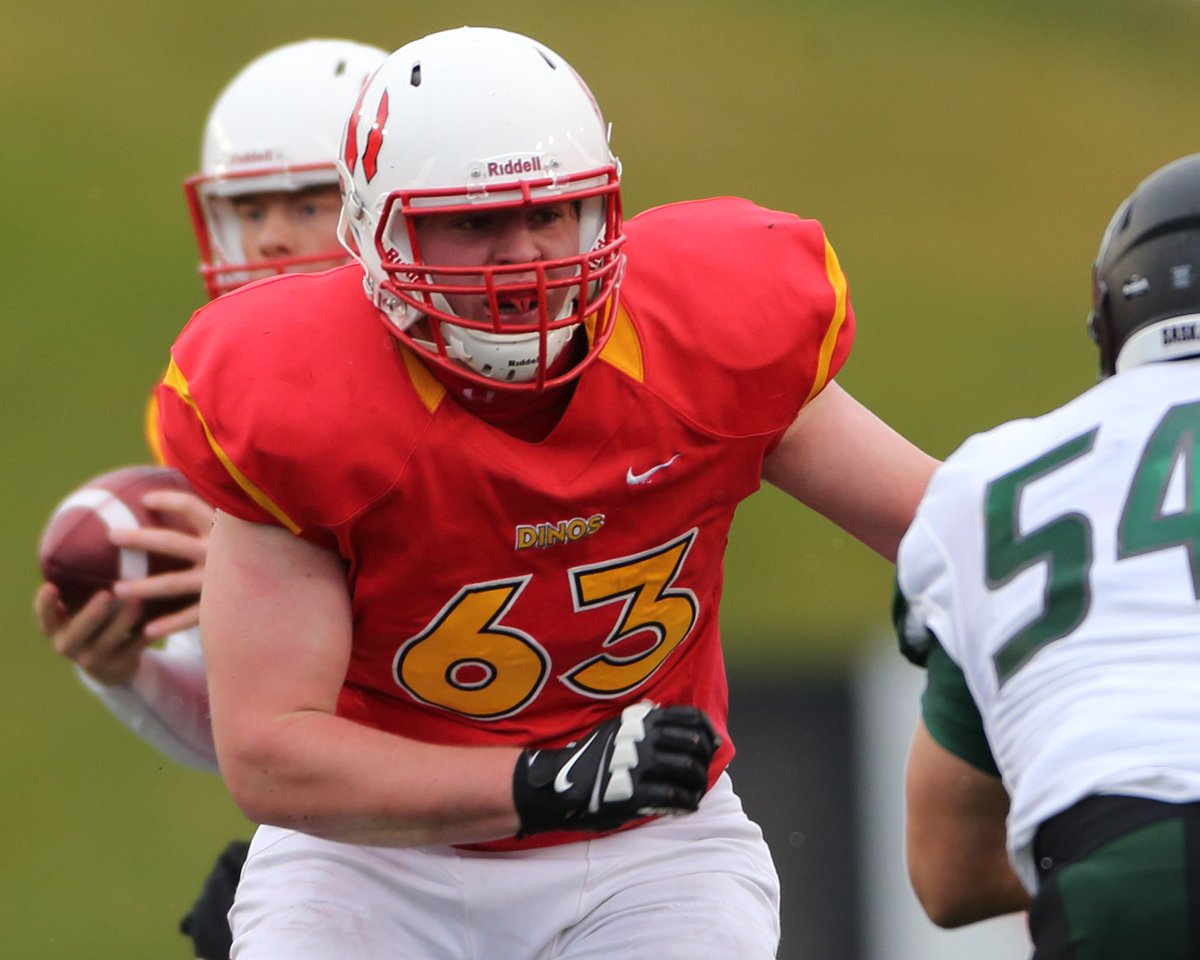 In the modern era of the Draft (1963 on when all teams participated) only one other school had 5 of the top 17 picks before <a href="/UCDinos/">UCalgary Dinos</a> this year.

Laval 2005  (1, 5,  14,  16,  17)
Calgary 2017  (6,  8,  12,  14,  15)

#CFLDraft