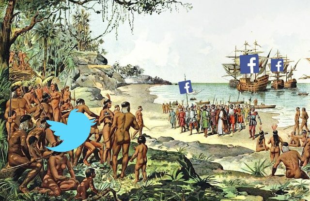 tathirapuano's tweet photo. E a história se repete!
#TwitterVersusFacebook #RipTwitter https://t.co/79QKyzGfod