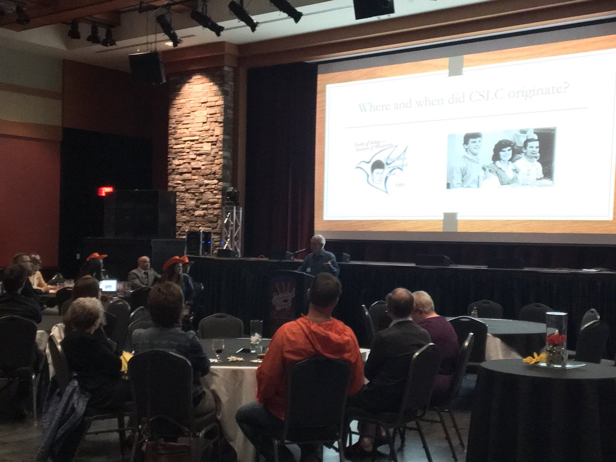 jennifereger's tweet photo. Barry Sharpe explaining to our potential #CSLC2020 Sponsors how CSLC came to be, starting right here in #Yorkton Proud to be a #yrhs Raider https://t.co/3OqEW3Lw7P