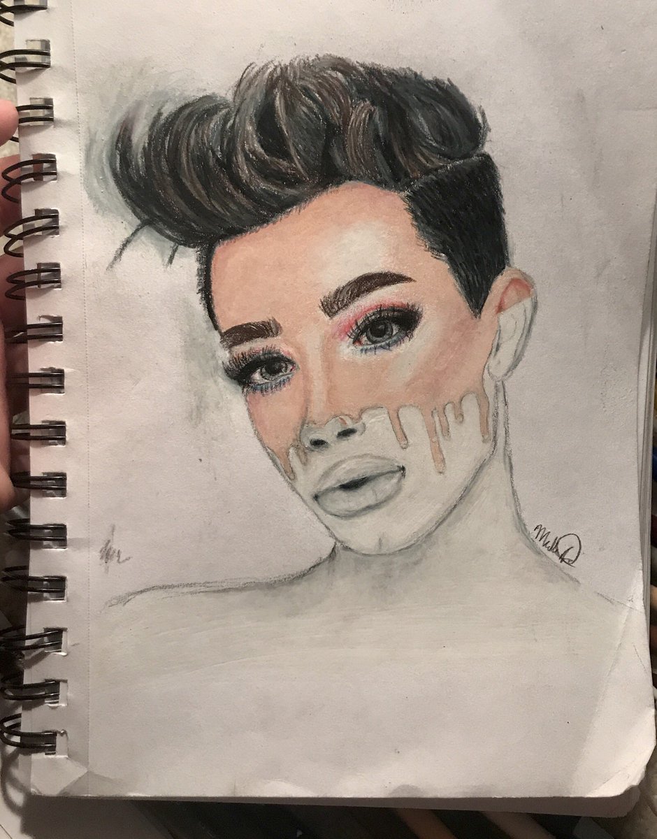 How To Draw James Charles Step By Step - MALAUKUIT