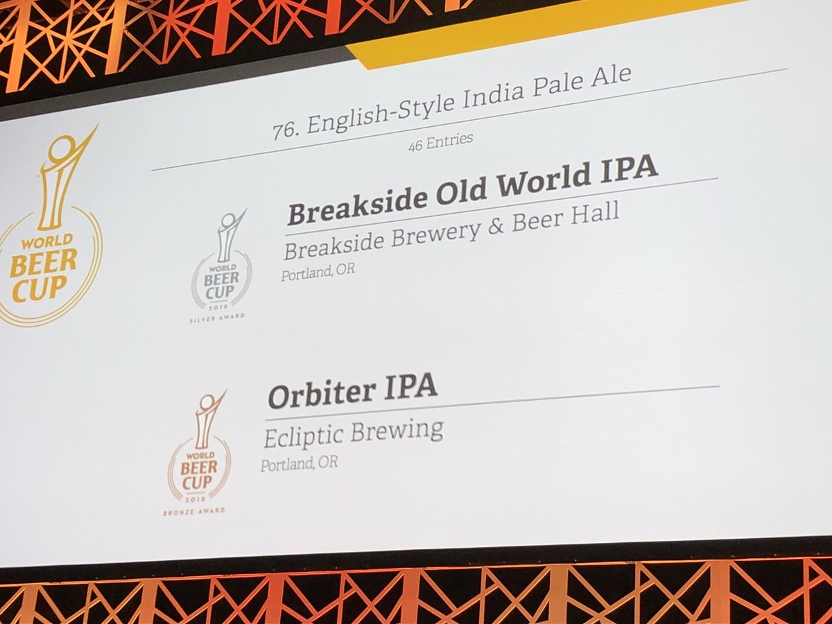 BREWPUBLIC's tweet image. Congrats @EclipticBrewing @breaksidebrews @OTBrewingCo