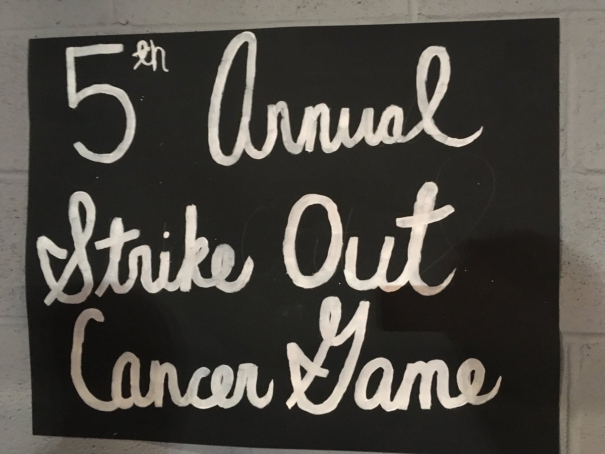 Thanks to all who supported our strike out cancer night. Keep Fightin momma Diehl.